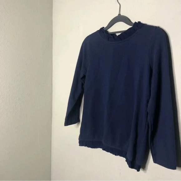 Girls Vineyard Vines Navy Long Sleeve Top Size Large - Picture 2 of 6